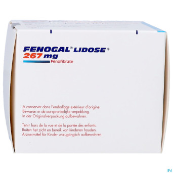 Fenogal lidose caps 90 x 267 mg