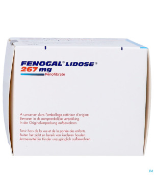 Fenogal lidose caps 90 x 267 mg