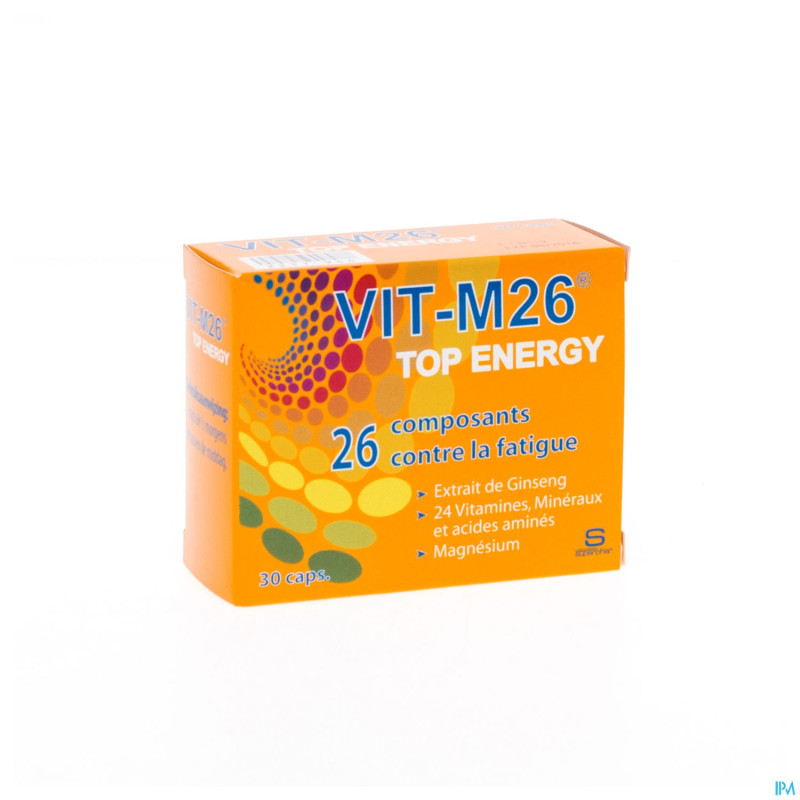 Vit m26 top energy    caps 30