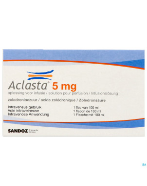 Aclasta sol pr infus 1 fl 100 ml x 5 mg