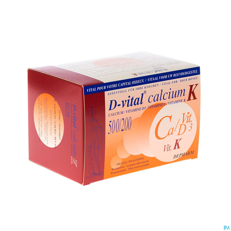 D-vital calcium k orange  granules efferv. sach 40