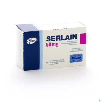 Serlain 50mg comp pell 60