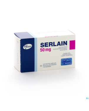 Serlain 50mg comp pell 60