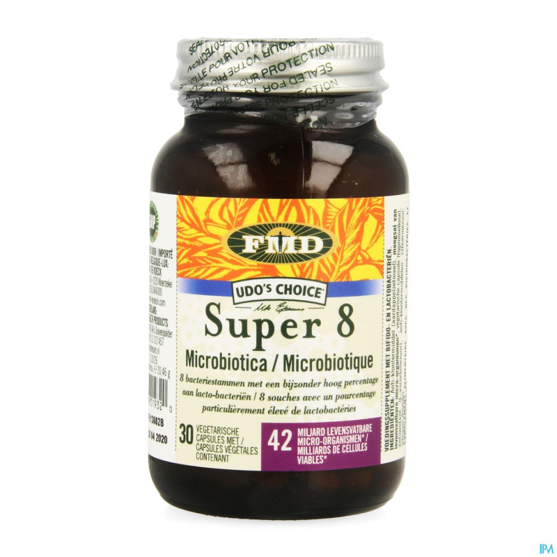 Udo s choice super 8    caps 30