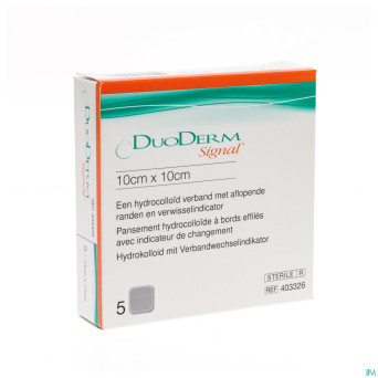 Duoderm signal pans hydro st. transp 10,0x10,0cm 5