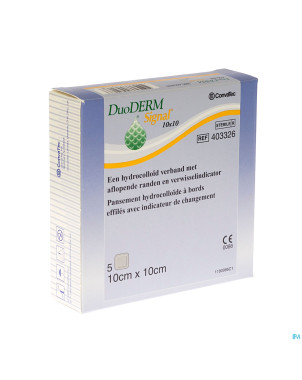 Duoderm signal pans hydro st. transp 10,0x10,0cm 5