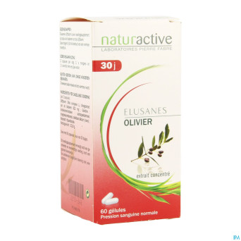 Elusanes olivier feuille pot gel 60