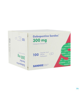 Gabapentine 300 mg sandoz caps 100 x 300 mg