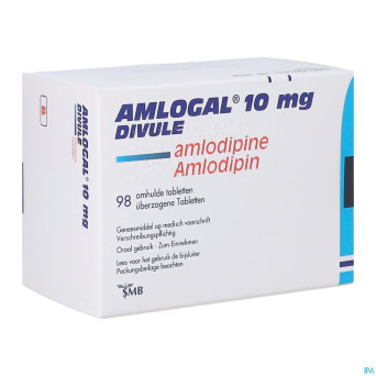 Amlogal divule 10 mg comp enrob 98 x 10 mg