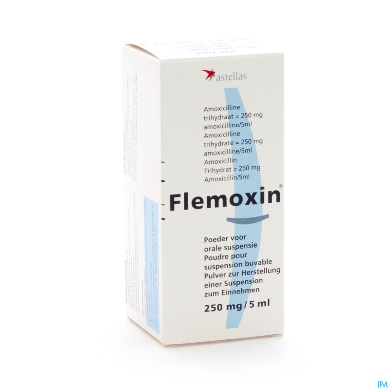 Flemoxin pulv susp or 100ml 250mg/5ml
