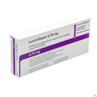 Lucrin depot 3,75 mg ser pre rempl inj 3,75 mg