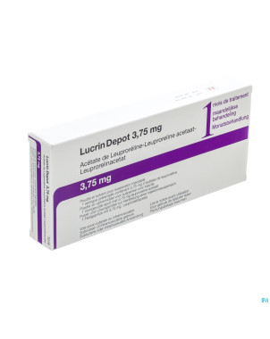 Lucrin depot 3,75 mg ser pre rempl inj 3,75 mg