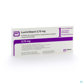 Lucrin depot 3,75 mg ser pre rempl inj 3,75 mg
