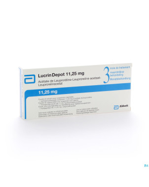 Lucrin depot 11,25mg ser pre rempl inj 11,25mg