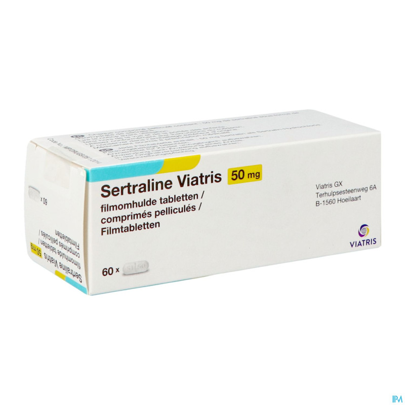 Sertraline viatris 50mg comp 60