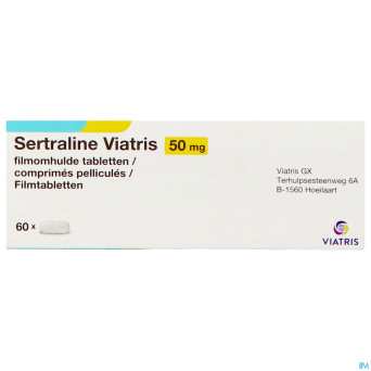 Sertraline viatris 50mg comp 60