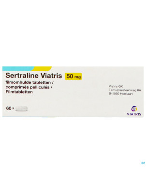 Sertraline viatris 50mg comp 60