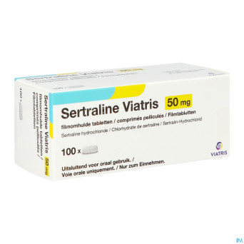 Sertraline viatris 50mg comp 100