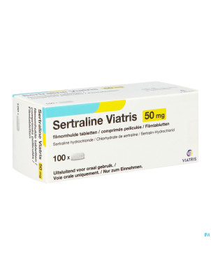 Sertraline viatris 50mg comp 100