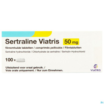 Sertraline viatris 50mg comp 100