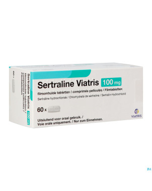 Sertraline viatris 100mg comp 60