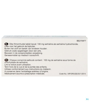 Sertraline viatris 100mg comp 60