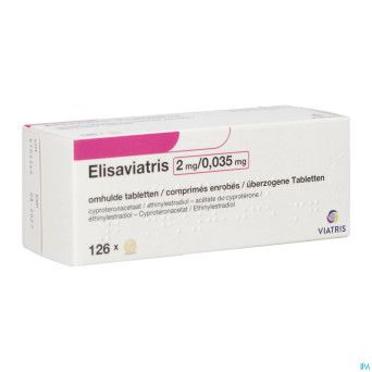 Elisaviatris 35 2mg/0,035mg comp 6x21