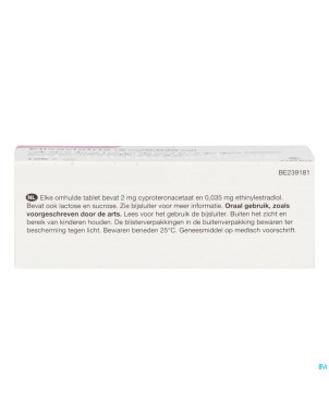 Elisaviatris 35 2mg/0,035mg comp 6x21