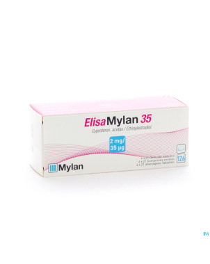 Elisaviatris 35 2mg/0,035mg comp 6x21