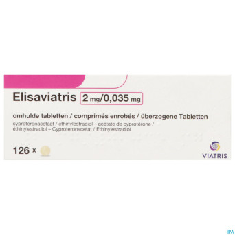 Elisaviatris 35 2mg/0,035mg comp 6x21