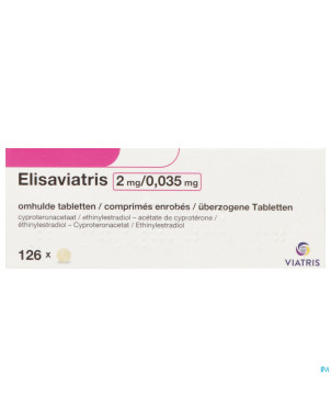 Elisaviatris 35 2mg/0,035mg comp 6x21