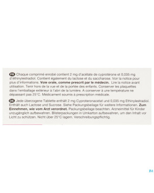 Elisaviatris 35 2mg/0,035mg comp 6x21