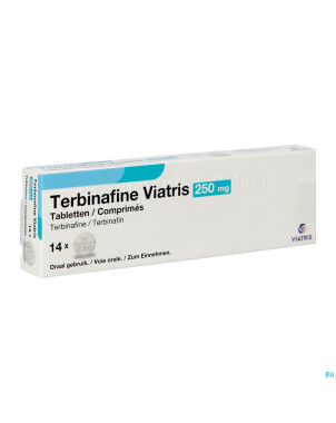 Terbinafine viatris 250mg comp 14