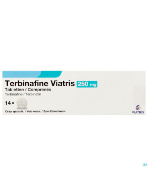 Terbinafine viatris 250mg comp 14