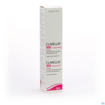 Clarelux 500 mcg/g mousse flacon 100g