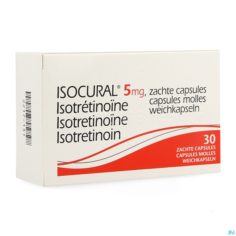 Isocural  5mg pierre fabre dermato caps 30 x 5 mg