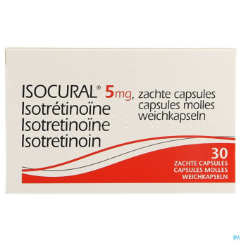 Isocural  5mg pierre fabre dermato caps 30 x 5 mg