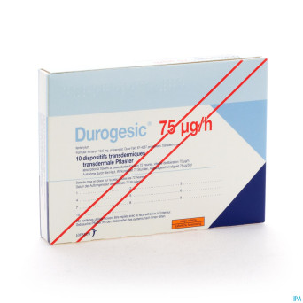 Durogesic pl emp 10x 75mcg/heure/uur