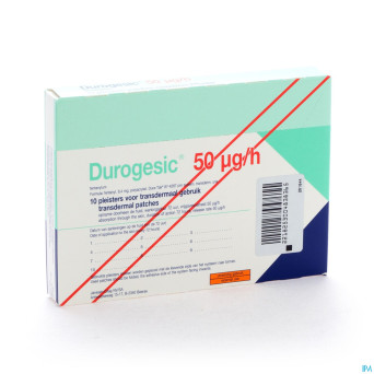 Durogesic pl emp 10x 50mcg/heure/uur