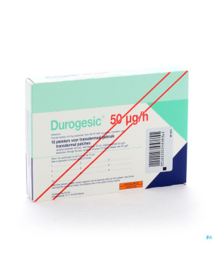Durogesic pl emp 10x 50mcg/heure/uur