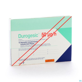 Durogesic pl emp 10x 50mcg/heure/uur