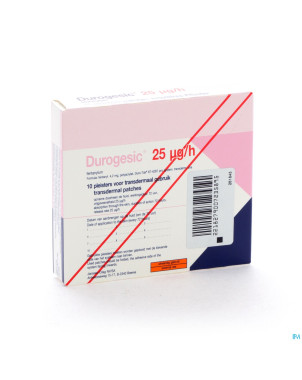 Durogesic pl emp 10x 25mcg/heure/uur