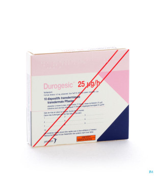 Durogesic pl emp 10x 25mcg/heure/uur