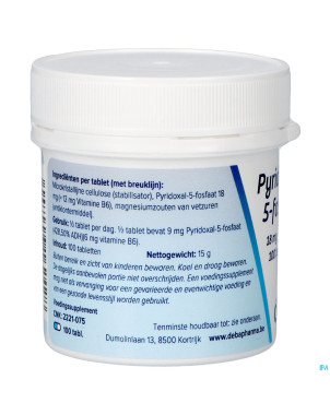 Pyridoxal-5-phos    comp 100x18mg    deba
