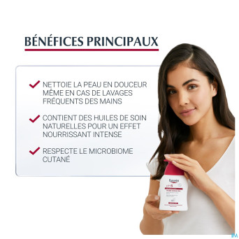 Eucerin ph5 peau sensible hle lavante mains  250ml