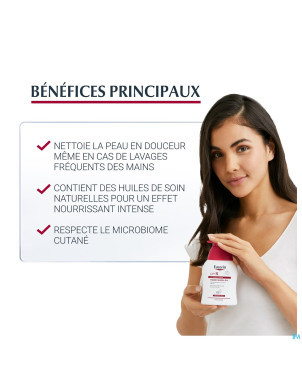 Eucerin ph5 peau sensible hle lavante mains  250ml