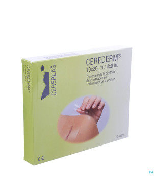 Cerederm pansement 10x20cm 10 4309674