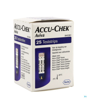 Accu chek aviva bandelette reactive  25 6453961016