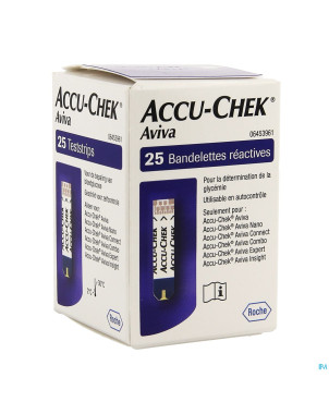 Accu chek aviva bandelette reactive  25 6453961016
