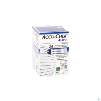 Accu chek aviva bandelette reactive  25 6453961016